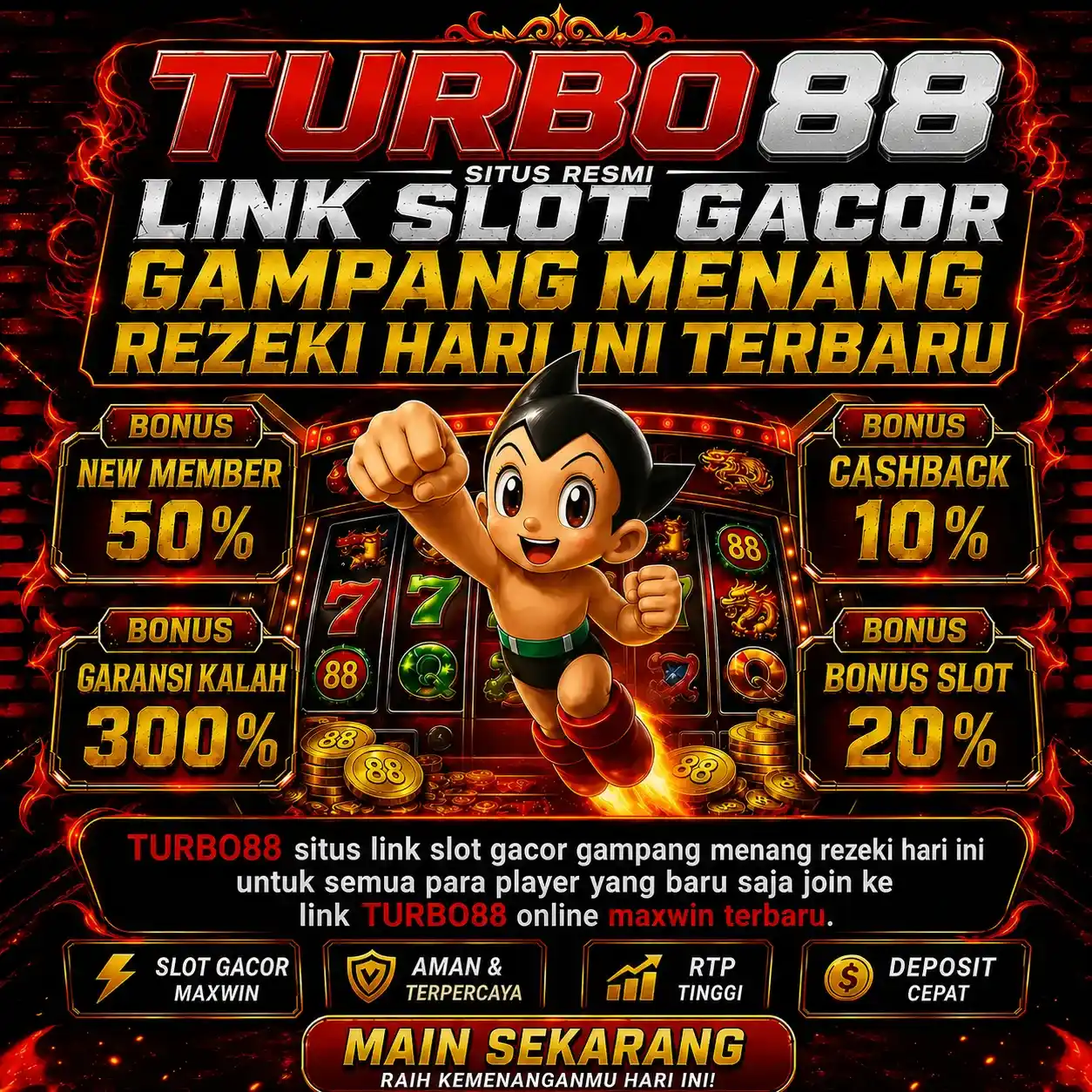 TURBO88 >> Situs Tanpa Ribet Bisa Withdraw Terus Setiap Hari